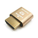 4K HDMダミープラグ バーチャルモニターエミュレーター ヘッドレスディスプレイアダプター EDDエミュレーター 4096x160@60Hz