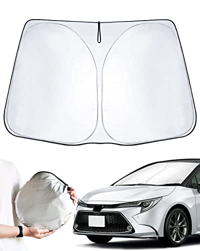 ANU サンシェード トヨタ 新型カローラ ツーリング 専用ワンタッチサンシェード 車 フロントガラス用 車種専用 ピッタリサイズ 内装劣化防止