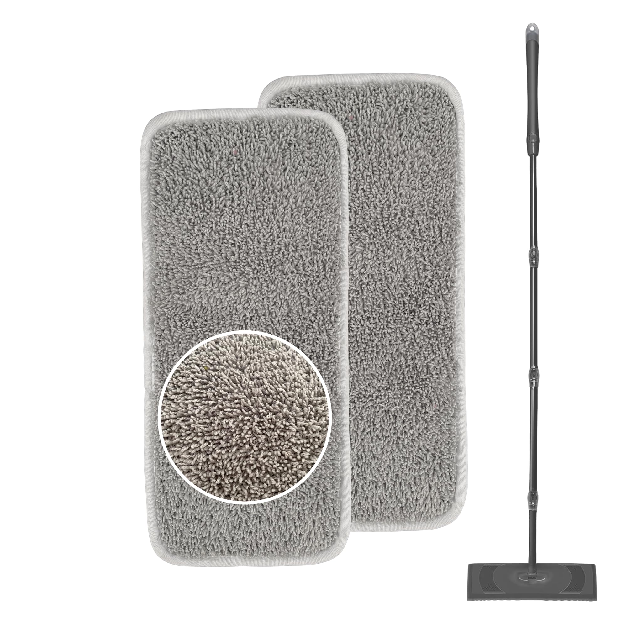 Flai マイクロファイバー クロス クイックルワイパーに対応 フローリングワイパー用パッド 立体吸着ウエットシート 乾湿両用 枚