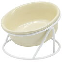猫 フードボウル 300l 陶器 15度の傾斜 食べやすい 頸椎を保護する 猫 食器 餌入れ 水入れ ペット食器 猫 犬 取り外し式 ペットウ