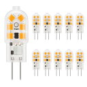 G4口金 電球 1.5W 0W形ハロゲン電球相当 180l 電球色 700K 高演色 Ra98+ 広配光 A/D1V 省エネ 非調光 10個入