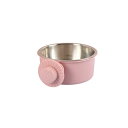 ペットぶら下げボウル ペットボウル ハンガー ゲージ用 ペット食器 餌入れ 固定 ヘルスウォーターボウル 猫 犬 うさぎ 小動物用 食器 p