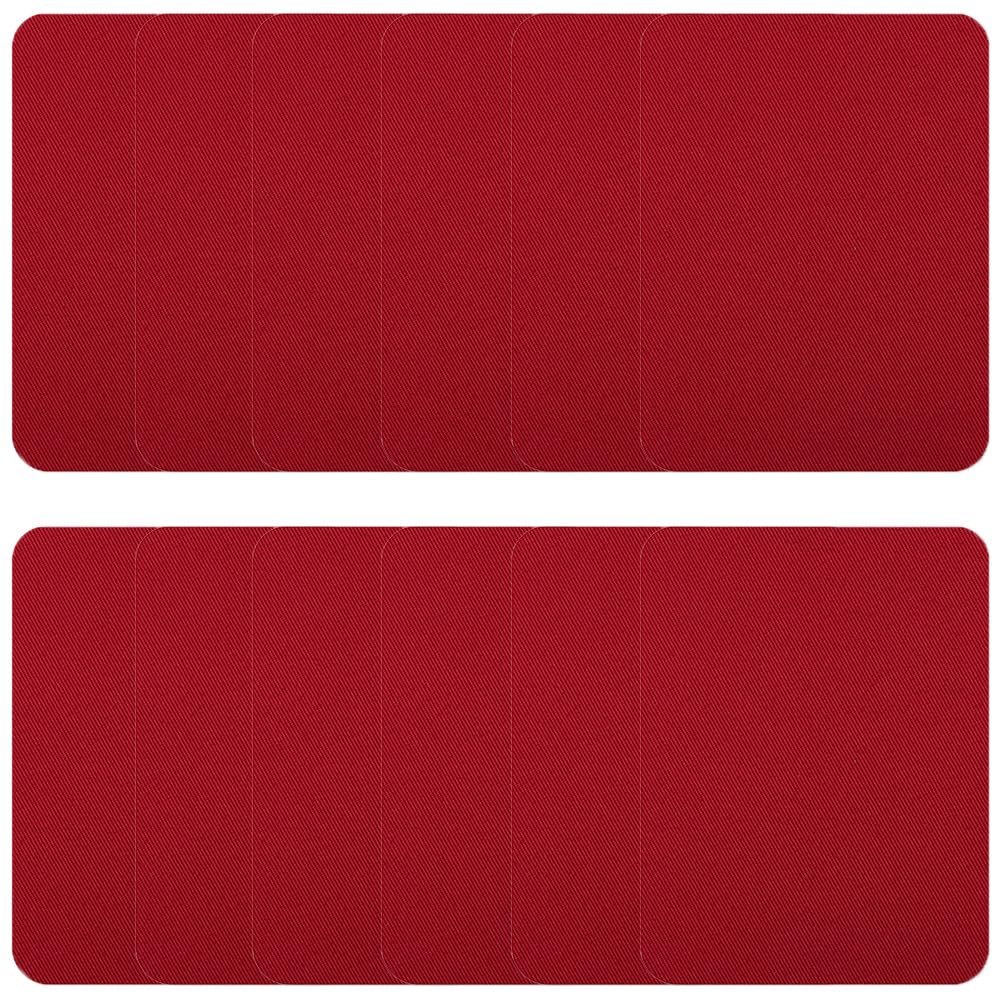 補修パッチ アイロンパッチ 単色1枚セット 長方形 約9.5c×1.5c 洋服 リペア 補修布 補修シート アイロ..