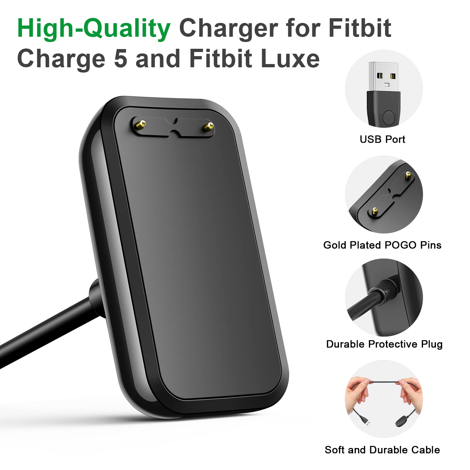 YGBR 対応 Fitt hare 6/Fitt hare 5/Fitt xe 充電器 B 磁気充電 チャージングケーブル スマートアクセサ