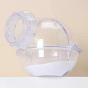 fkens ハムスター トイレ 外付け 砂浴び容器 チンチラ ゴールデンハムスター ケージ バスルーム ハムスター お風呂 洗面所 プラスチック