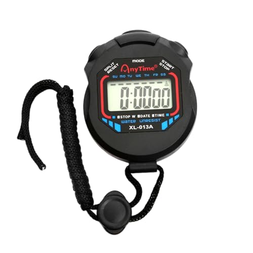 ストップ スポーツ デジタル タイムタイマー 高精度 ストップ ウ ォッチ 間欠訓練タイマ 大画面で見やすいストップウ ォッチ多機能 勉強タイマ