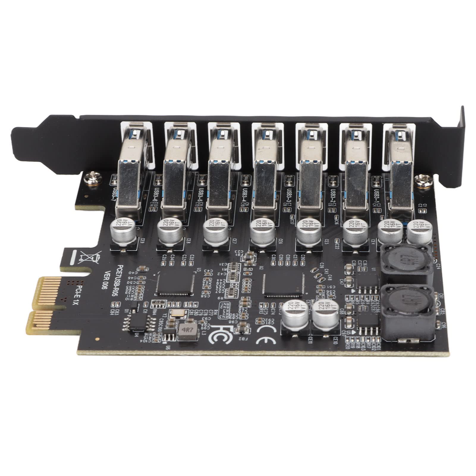 乐天商城 - VGEBY 7ポートEB3. HUB Express拡張カードアダプター5Gbpsマザーボード用 高速転送 外部B3. ×7ポート増設