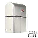 Rosefray タイヤラックカバー 40D 厚手 防水 屋外 8本 収納 防水 保管カバー 収納袋付き 7×61×145c シルバー
