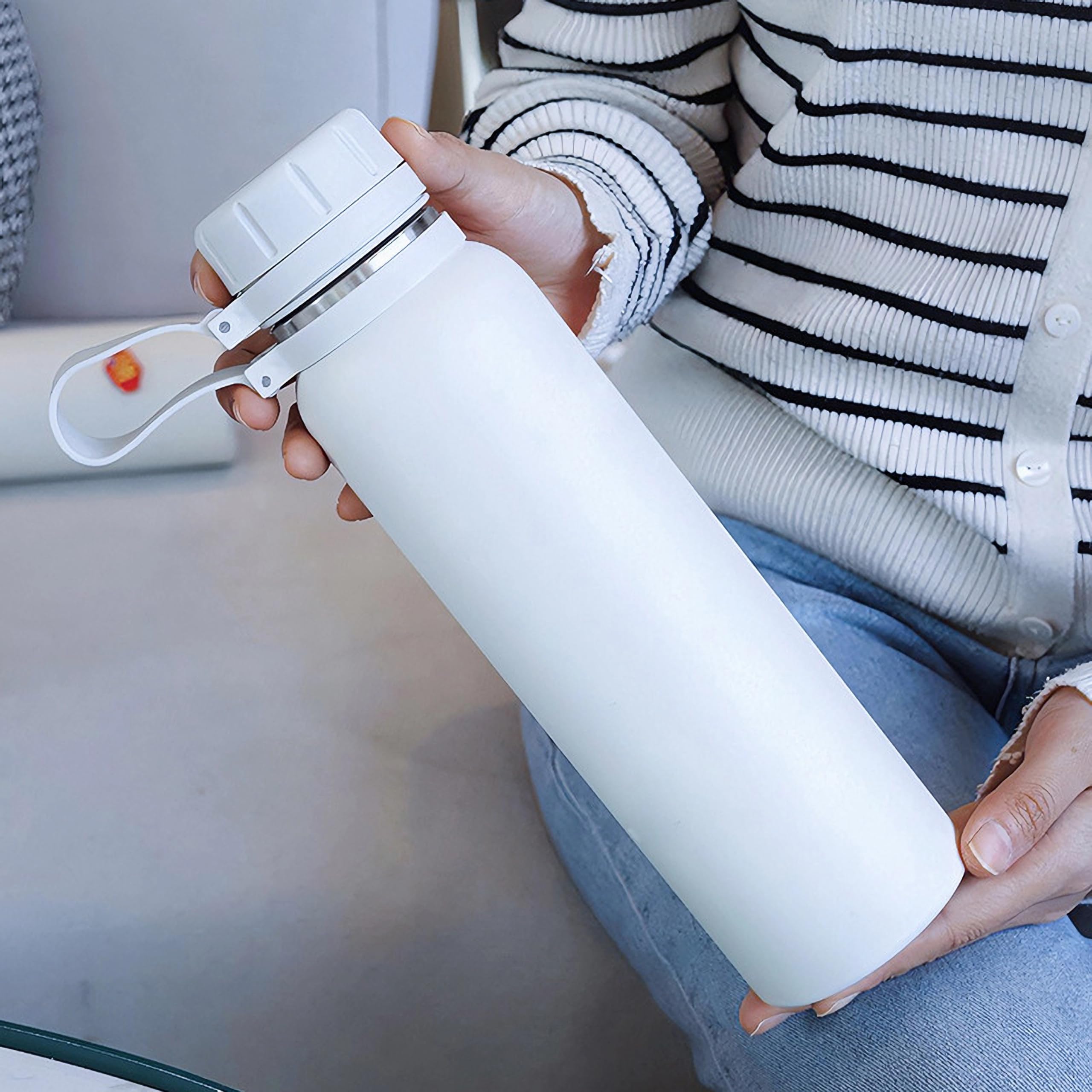 EEDA水筒1リットルステンレスボ...