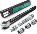 Arlloct トルクレンチ 車 タイヤ交換 差込角 1.7 1/インチ 0~30N. プリセット型 とるくレンチ 精度±3% 5個:17 、1