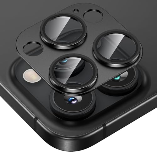 Hohotoon ihone 16 pro/iphone16 pro axカメラフィルム アルミ合金製＋AR高透過率強化ガラス レンズカバー 0