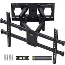 X MOUN テレビ壁掛け金具 4〜8インチD/対応 フルモーション式 壁掛けテレビ金具 tv壁掛け金具 テレビアーム 耐荷重54.5k テレビ