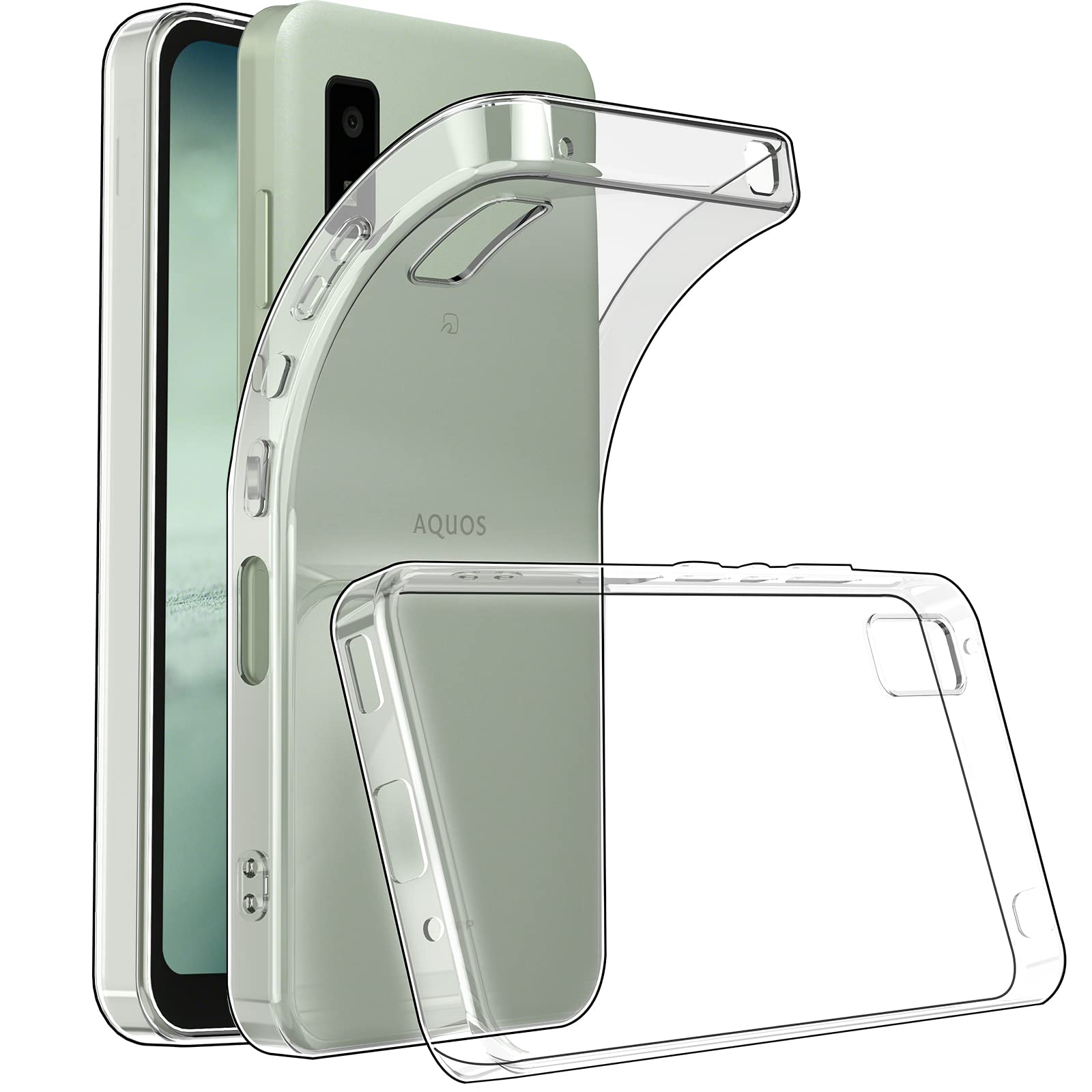 Rakuten - AQUO wish H51 ケース wish カバー クリア ソフト アクオス ウィッシュ 06 08 A103H A104H リリアケース シ