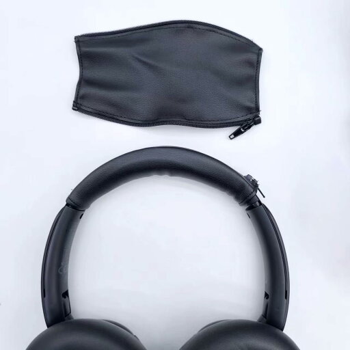 Adhip ヘッドバンドカバー ondcore ife Q0 Q30 Q35 Q45用 プロテインレザー ファスナー付きヘッドバンドプロテクター Adhip ヘッドバンドカバー ondcore ife Q0 Q30 Q35 Q45用 プロテインレザー ファスナー付きヘッドバンドプロテクター