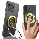 3 in 1横縦両立・革新的な2輪式・360°回転式RUOEVA スマホリング Maafe対応 バンカーリング 携帯電話 リングホルダー 落下防