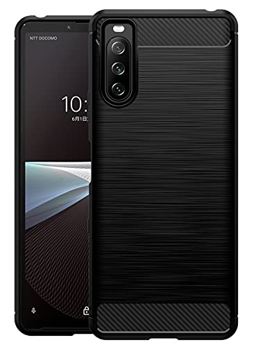 Rakuten - WO Xpia 10 ケース O5B OG04 カバー Xpia 10 ite ケース 衝撃吸収 カーボン 指紋防止 シンプル ソフト 滑り