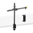 カメラ アーム スタンド 俯瞰撮影 スマホ アーム 手元撮影用 耐荷重KG スマホ 撮影 webカメラ スタンド クランプ式 360度角度調整