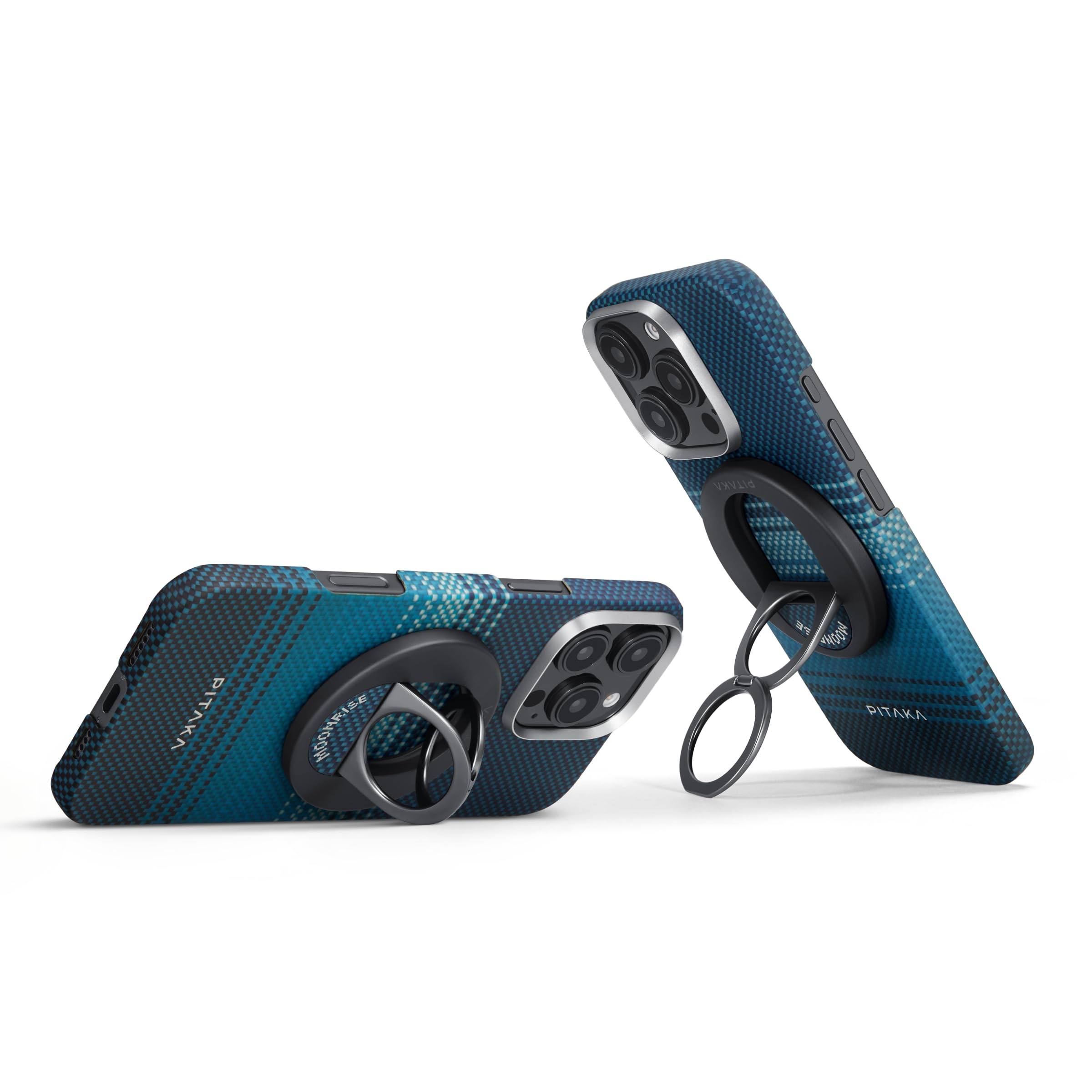 AKA Maafe リング Ma Grip マグネット式スマホリング バンカーリング 角度調節可能 スタンド機能付き 6..