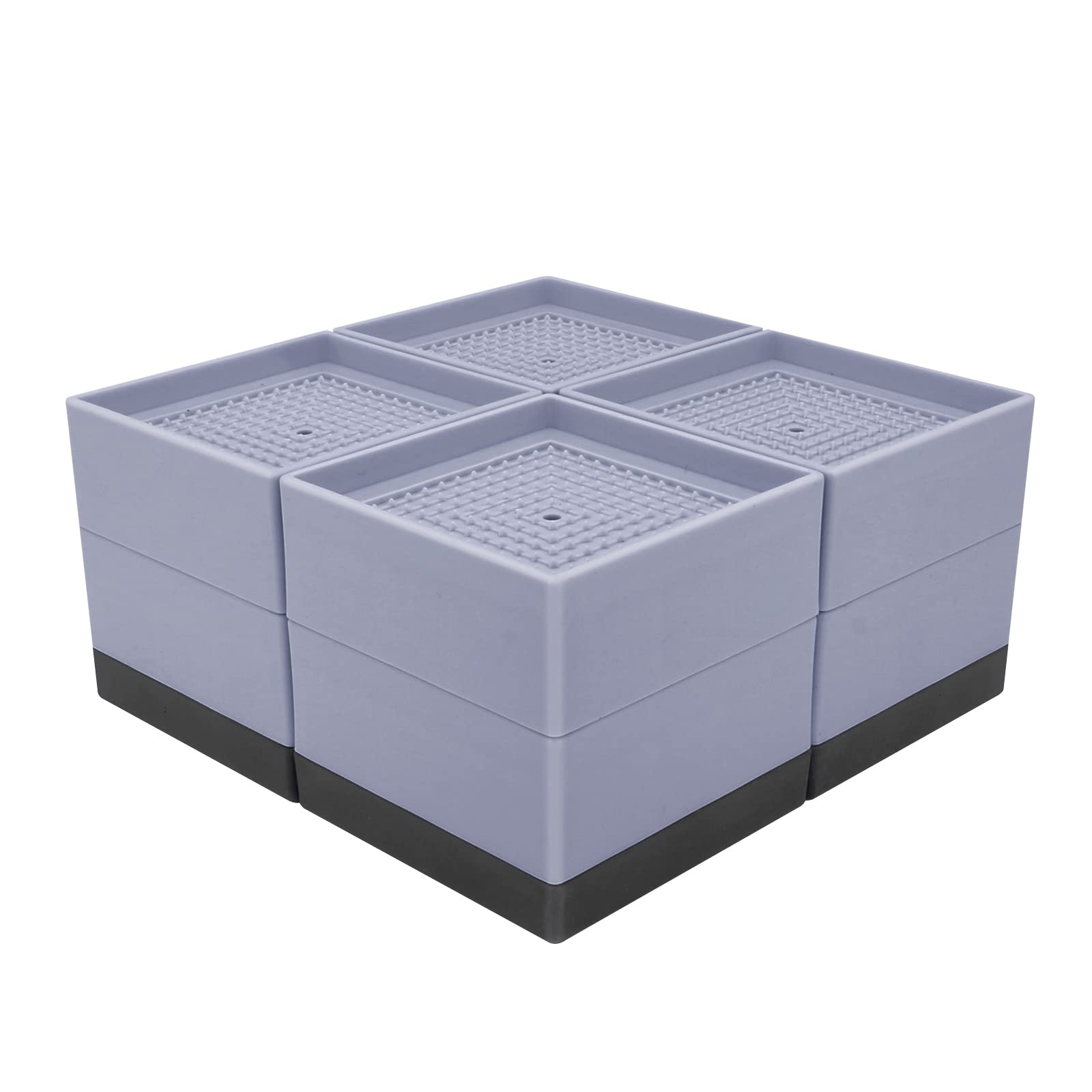 洗濯機かさ上げ台 7.4cかさあげ 机 テーブル 脚 継ぎ足し 洗濯機置台 防振ゴム 乾燥機 ソファー ベッド..