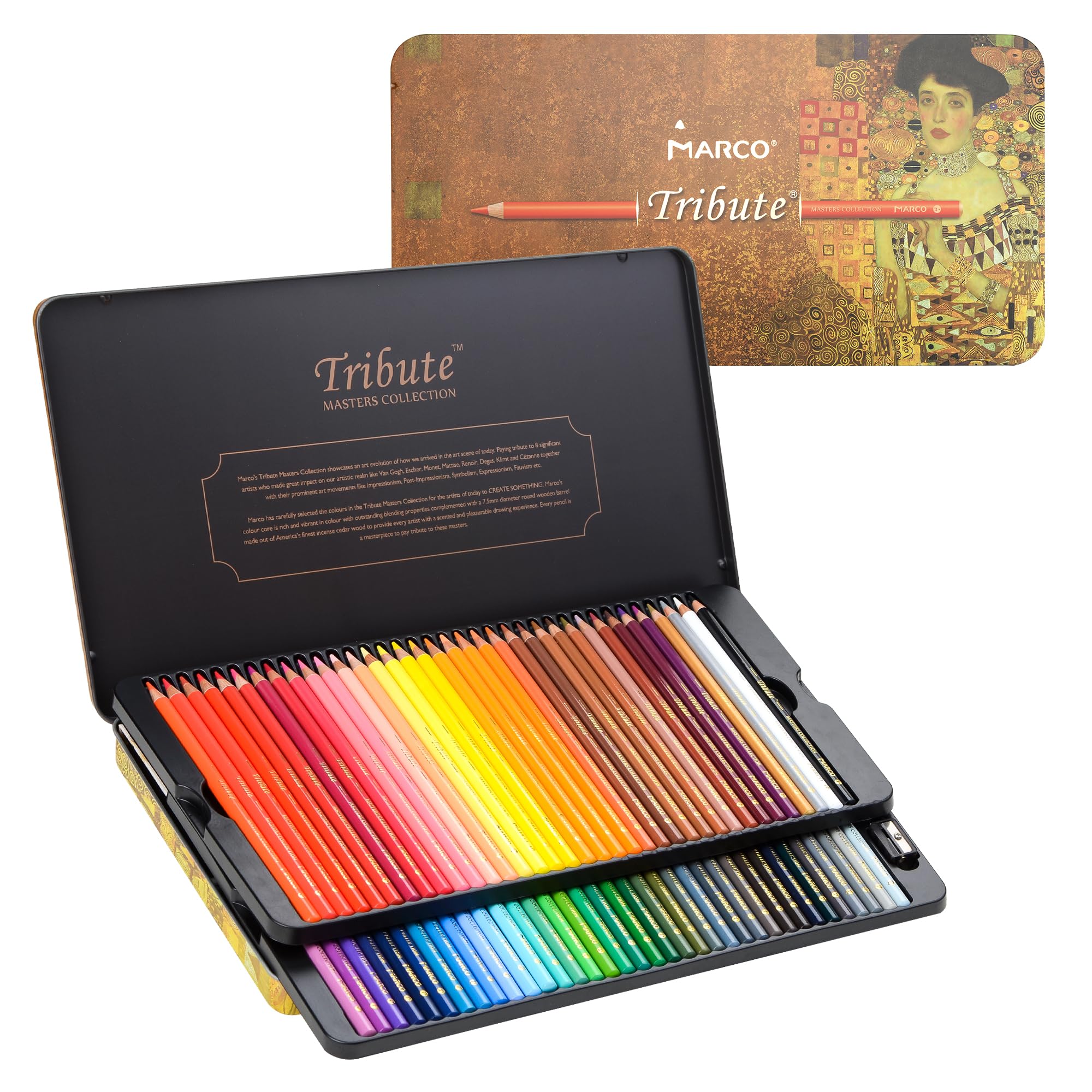 色鉛筆セット 油性色鉛筆 72色 プロ専用ソフト芯色鉛筆セット 鉛筆削り 大人用塗り絵用 色鮮やかで重ね塗り可能な10層 大師レベル いろえんぴ