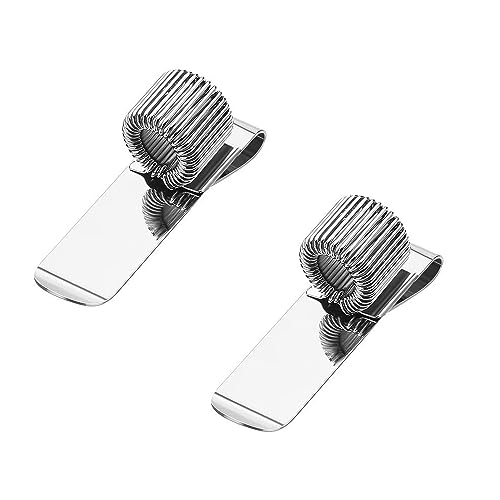 サムコス スプリング ペンホルダー 2個 あらゆるサイズのペンにフィット クリップ式 ペンホルダー 便利 おしゃれ ポータブル吊り下げペンホルダ