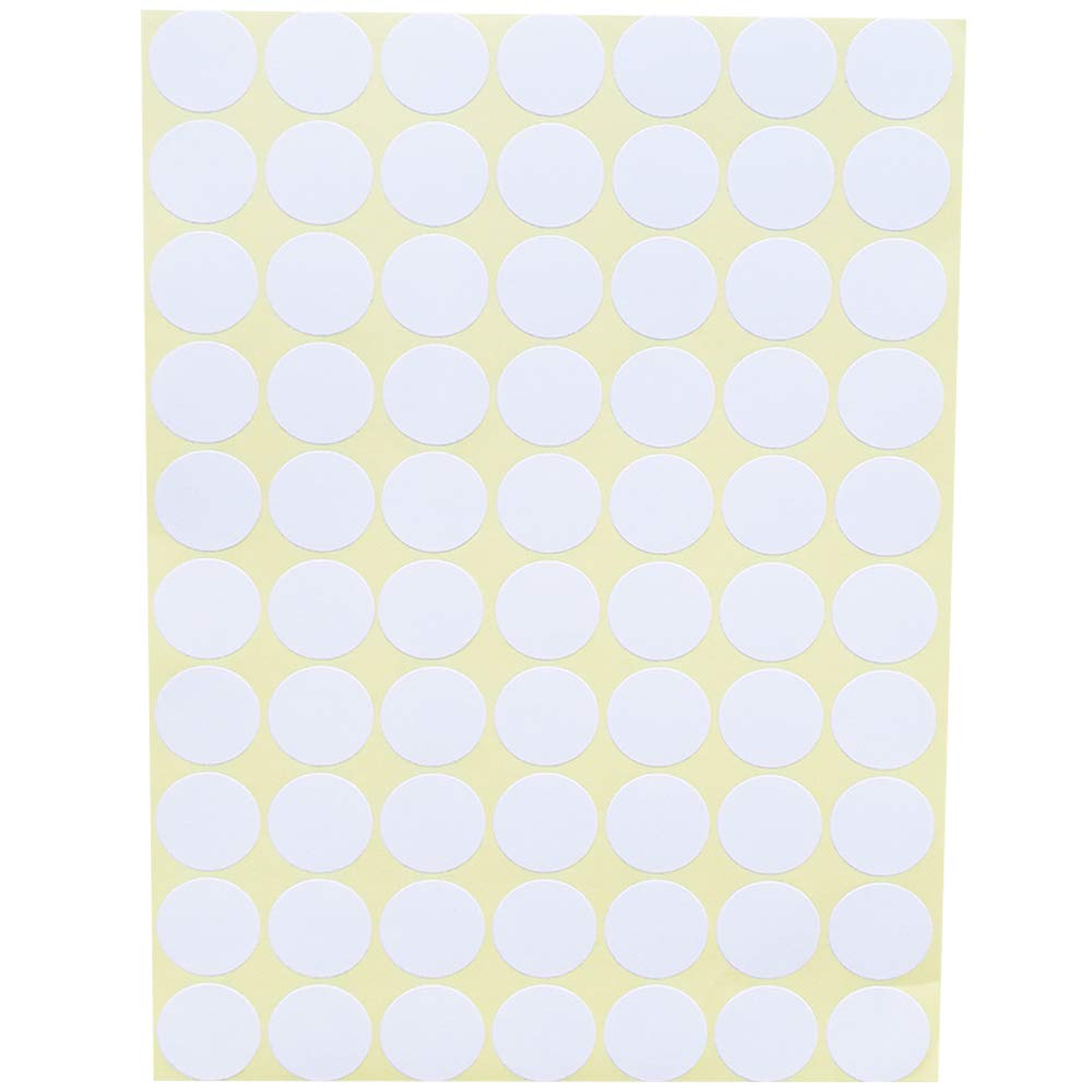 Rakuten - カラーラベル 丸型 白 丸シール 直径 19mm / 1.9cm 手書き 70片×15シート1050片入直径19mm
