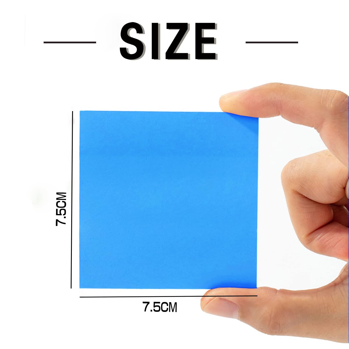 7冊*100枚7色から選べます 75x75mm 付箋 おしゃれ 紫 付箋紙 ふせん 付箋 セット ?光 3