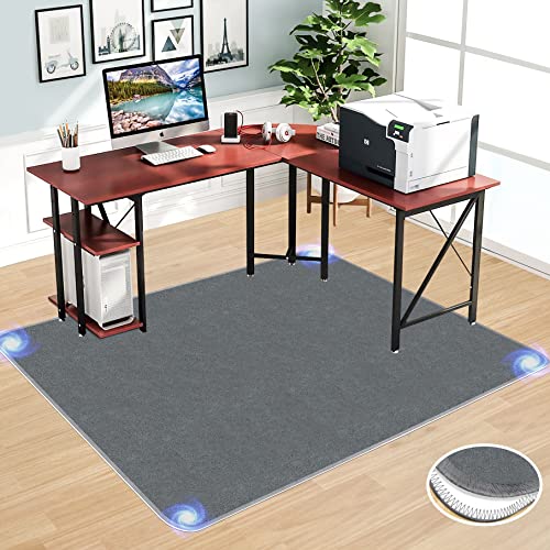 チェアマット カーペット 床保護マットデスク下 JAYFAN 椅子 マット100 140cm ゲーミングチェアマット ..