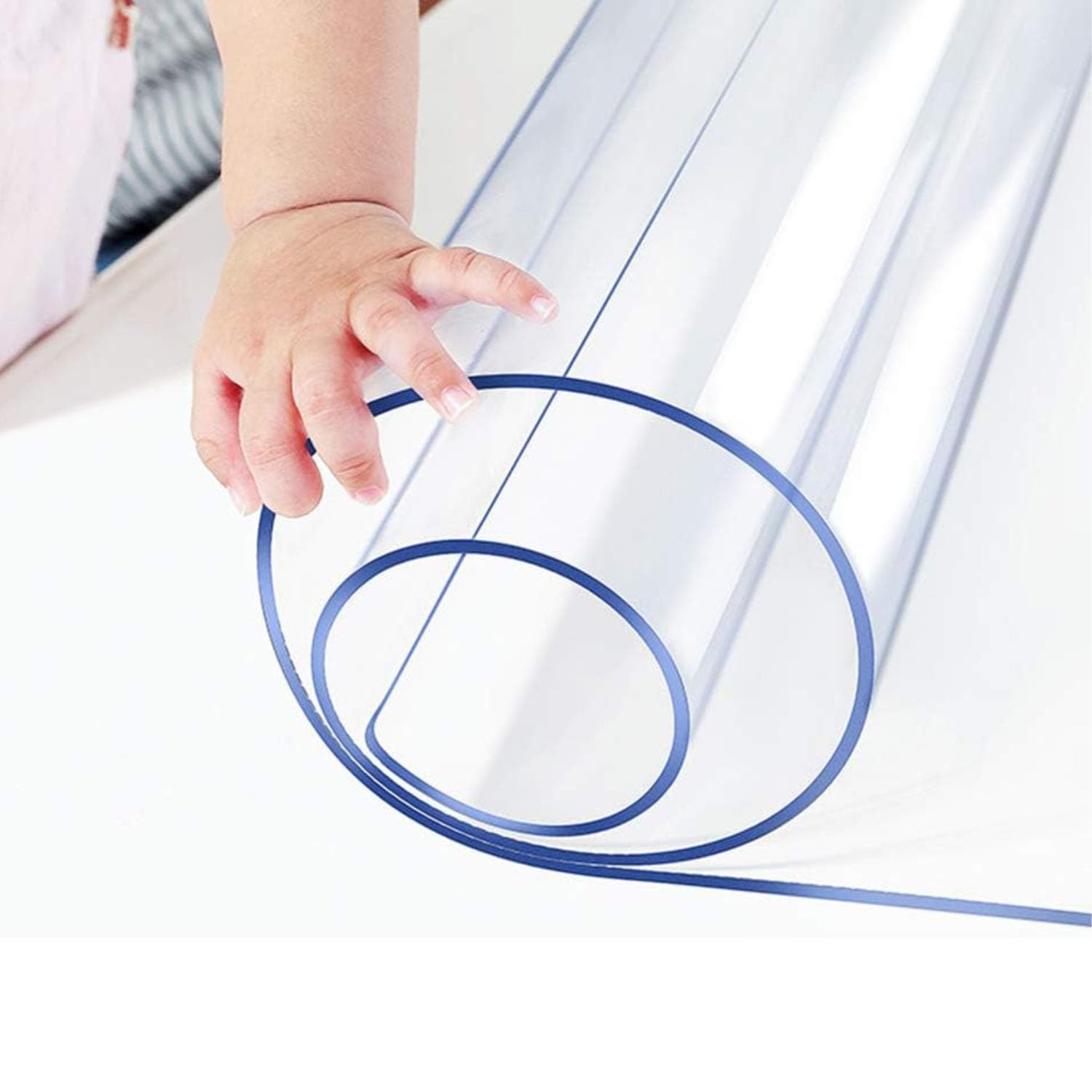 テーブルクロス 透明 ， デスクマット，防水，耐油，厚手，テーブルクロスビニール，1.0mm 1.5mm 2.0mmカット耐熱長方形 撥水耐久汚