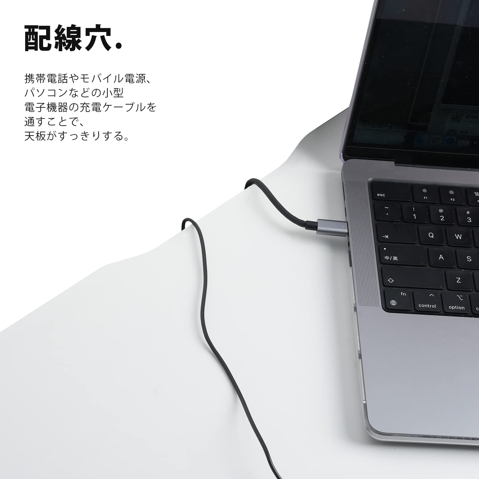 Yeom 机 pcデスク ミニ コンパクト ラック付き パソコンデスク 幅60cm×奥行45cm 収納袋付き 勉強机 下棚付き 学習デスク 学習 [3]