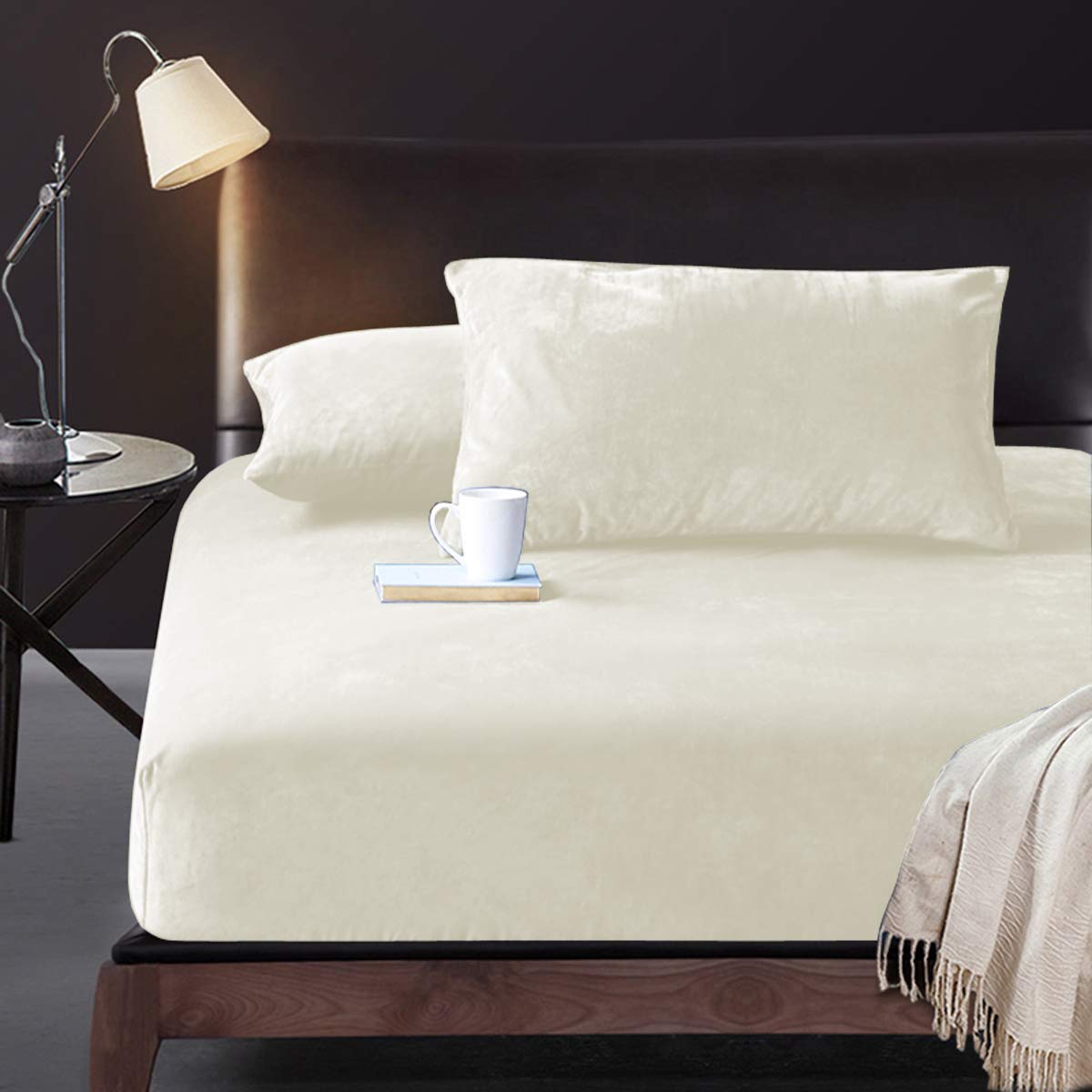 ボックスシーツ 秋冬用 キング パイル地 シーツ ベッドシーツ マイクロファイバー フランネル あったか..