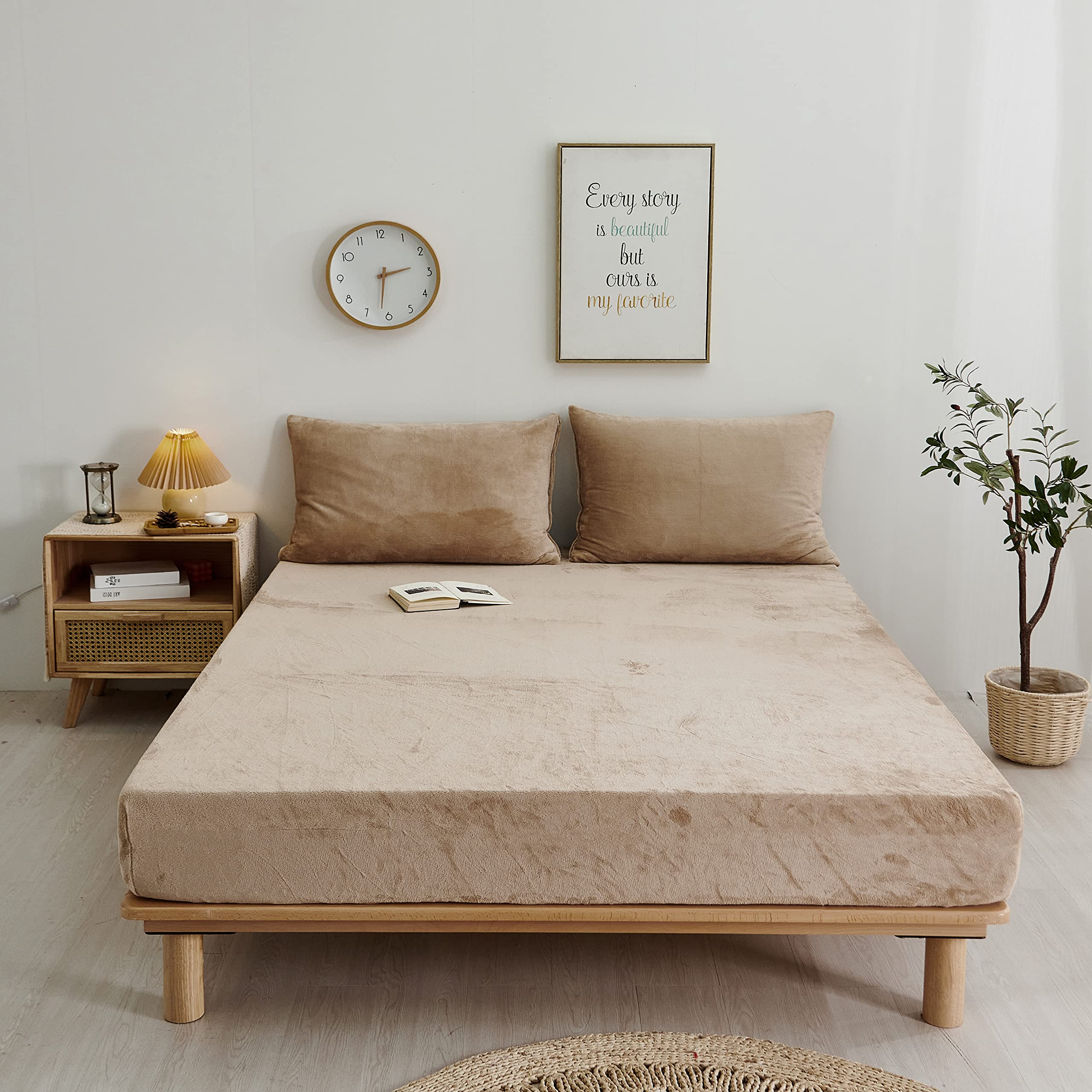 metra ボックスシーツ 冬用 あったか フランネル マイクロファイバー 毛玉なし なめらか 毛布タッチ 秋..