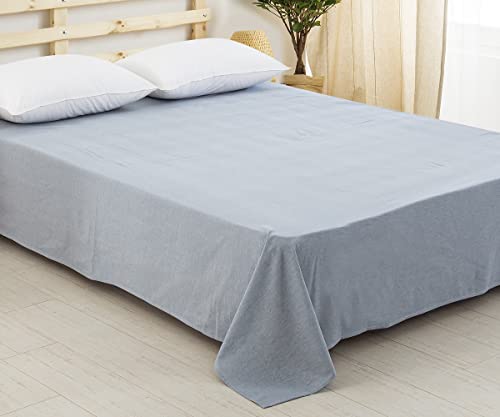 敷きシーツ シングル 150x250cm フラットシーツ ベッドシーツ オーガニックコット...
