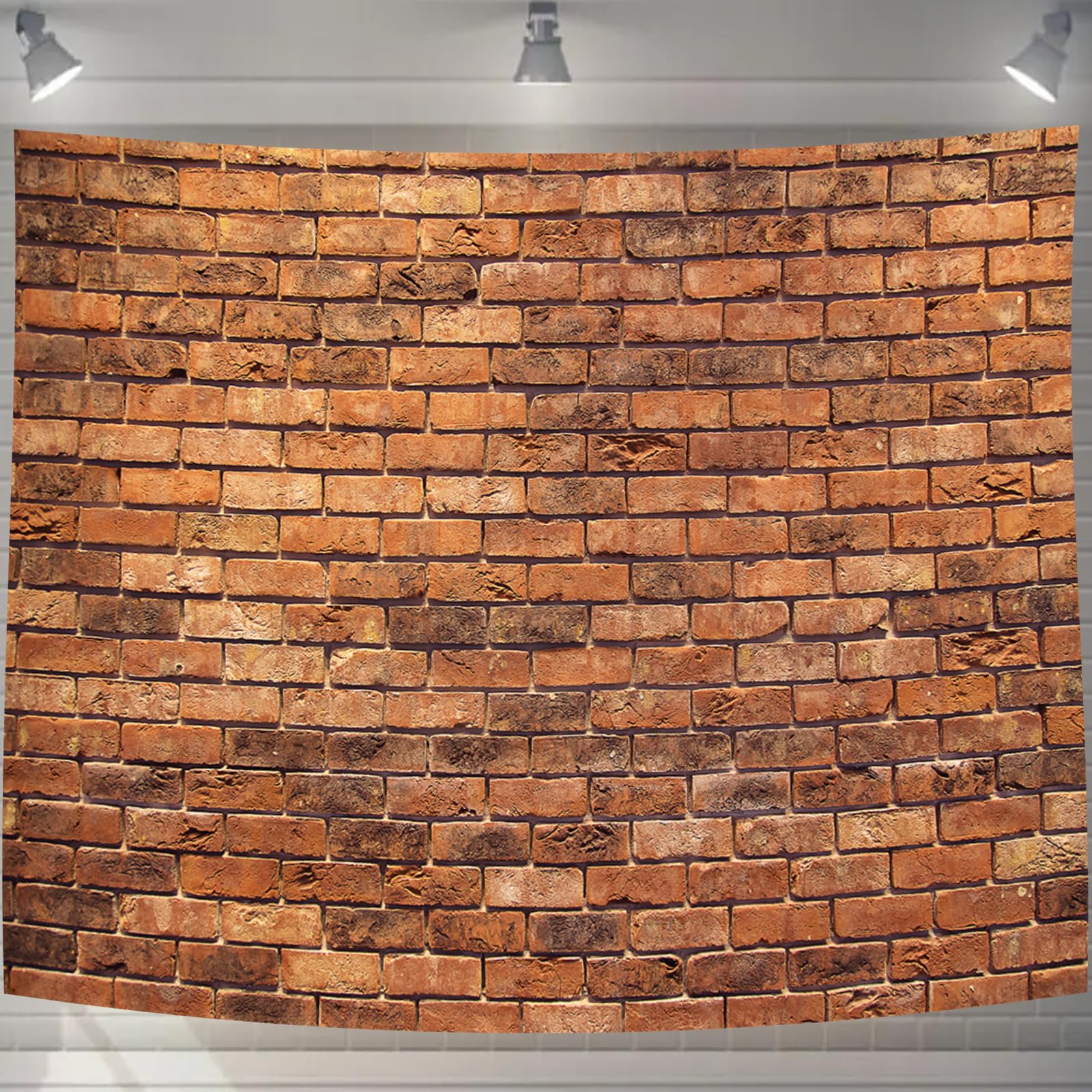 UIU タペストリー レンガ壁 自然景色 オシャレ 背景 多機能 布ポスター 壁掛け 壁飾り インテリア 雰囲..