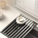 ママ倉 食器水切りラック 調理台 32~60cm選択可能 50cm キッチン 収納 台所 ステンレススチール 水切りラック シンク上 食器乾燥ラ