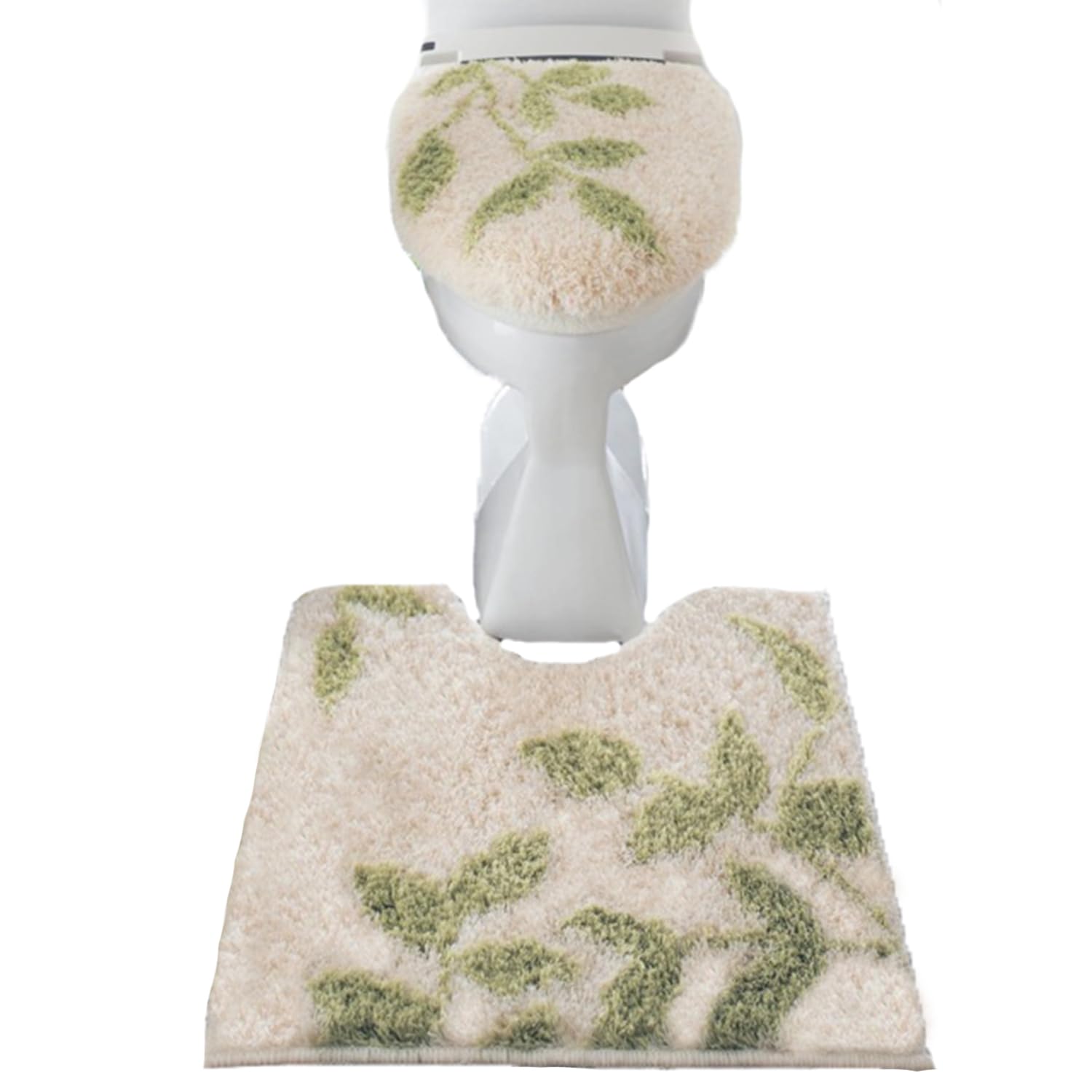 （）トイレマット フタカバー 3点セット 便座カバー ふんわり 洗える トイレマット セット 洗浄暖房 滑り止め U型 O型 兼用 暖かい ふわ