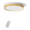 OOEE シーリングライト 6畳 付 30W 無段階連続調光・調色 昼光色 電球色 3300LM 豆球常夜灯モード メモリ機能 15分/30分/