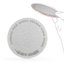 58.5mm コーヒーフィルタースクリーン 厚さ0.8mmろ過精細 再利用可能 ポルタフィルターバスケット用 二重エスプレッソパックスクリーン