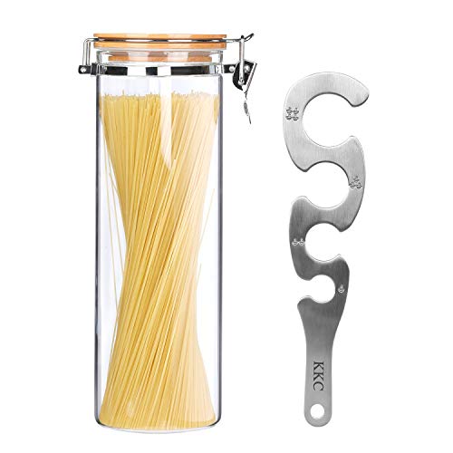 パスタ 保存容器 ガラス パスタケース 密閉 パスタ入れ 保管容器 麺保存容器 パスタ 収納 パスタ びん 2 L パスタメジャー