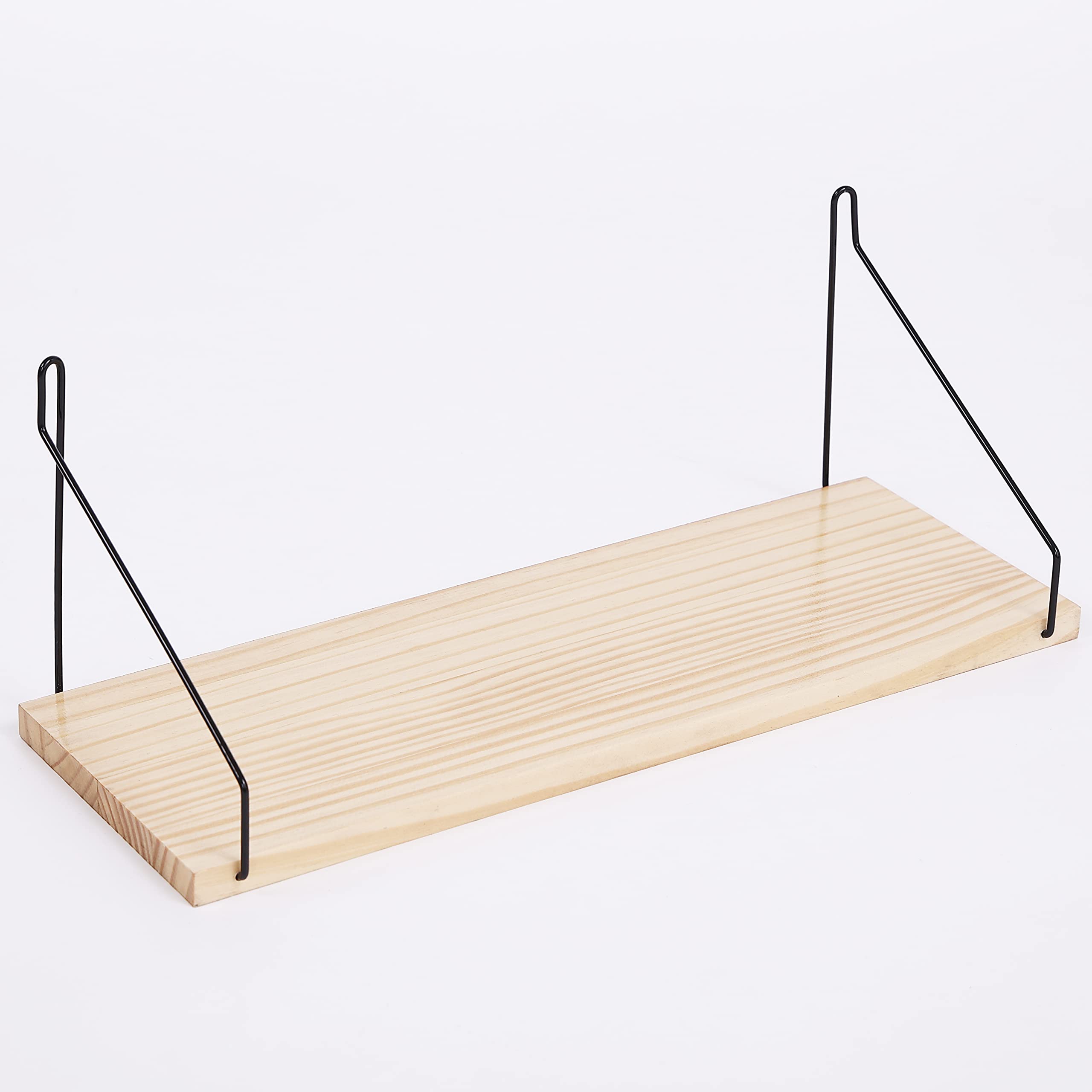 ウォールシェルフ 壁を傷つけない War Horse 36cm 壁 棚 天然松木製 賃貸 穴あけない 壁掛け棚 取り付け簡単 インテリア ウォー