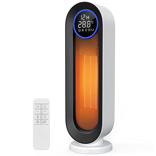 セラミックヒーター年モデル＆EO恒温運転電気ストーブ 節電対策 暖房器具 省エネ 自動首振り 電気ヒーター 大型ディスプレ タイマー機..