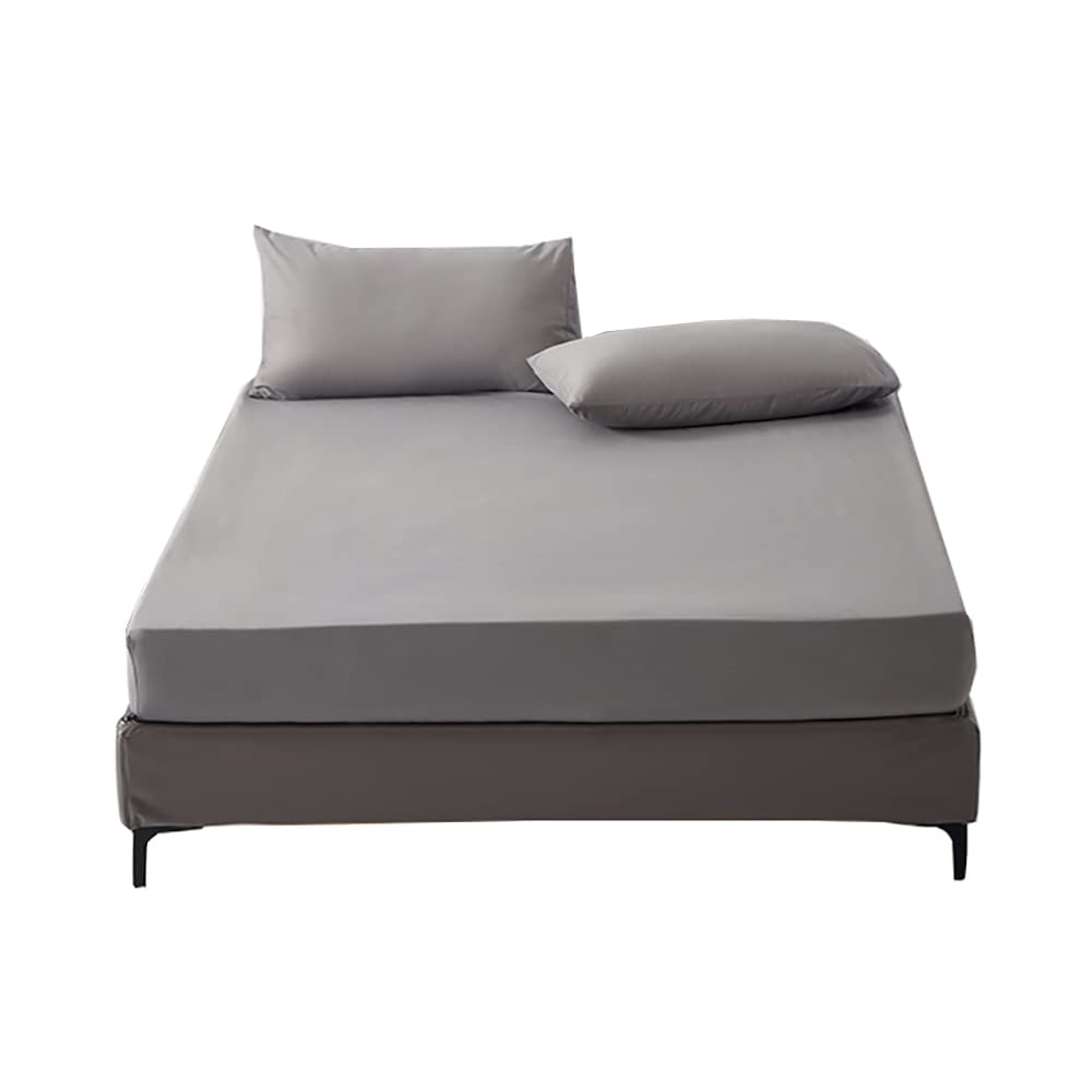 ボックスシーツ クイーン ベッドシーツ マットレスカバー 通気速乾 シワになりにくい マチ30cm 柔らか..