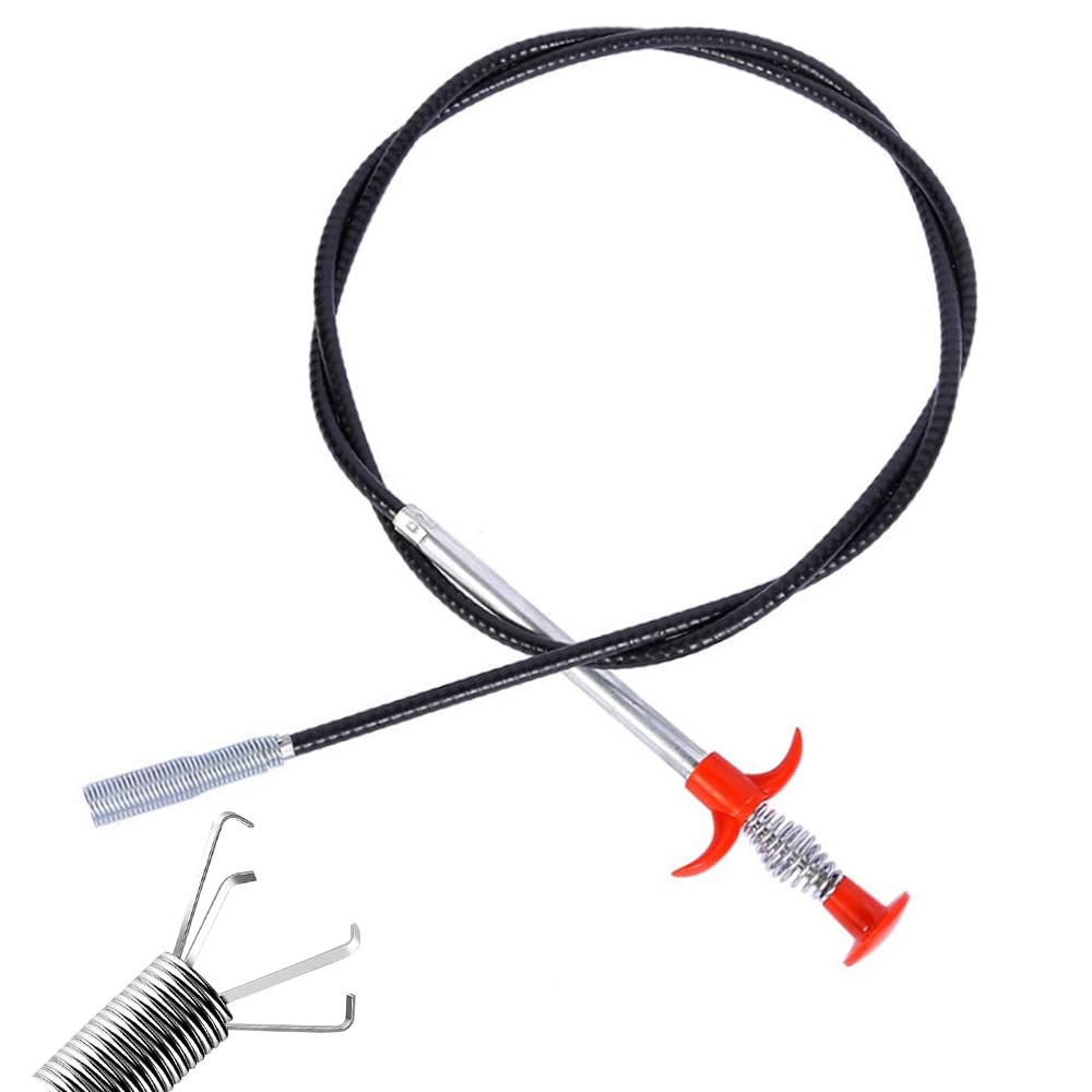 パイプクリーナー 柔軟なグラバーピックアップツール 排水管 パイプクリーナー 自由に曲がる 掃除道具 風呂 洗面所 トイレ ゴミ 排水管 排水