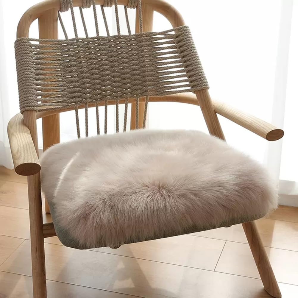 MI ムートンクッション 天然ムートン 長毛 シートクッション 車席ムートン 椅子ムートン ソファームー..