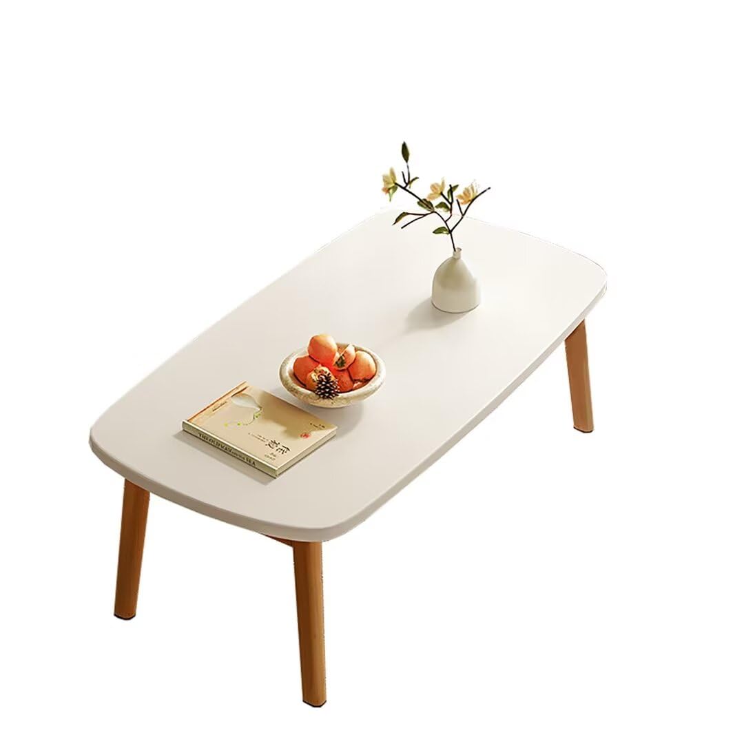 QDW ローテーブル テーブル センターテーブル 折り畳みテーブル 折れ脚センターテーブル 折りたたみ おしゃれ 収納便利 天然木フレーム 丸角