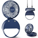 HandFan ハンディファン 携帯扇風機 小型 扇風機 ハンディ 手持ち扇風機一台4役 手持ち/首掛け/壁掛け/卓上扇風機 3段階風量調節 1