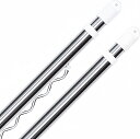物干し竿 丈夫な鋼管に清潔なステンレスを被覆した2重構造パイプ パイプ太さ29.4mm 耐荷重50k 洗濯物がたくさん干せる 屋内・屋外使用可