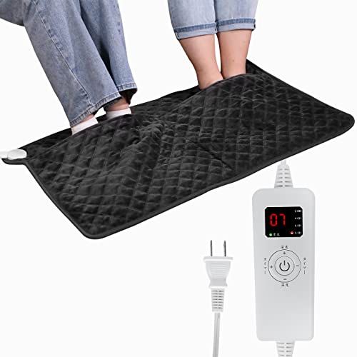 電気足温器 フットウォーマー 大判サイズ 10秒速熱 4段階タイマー 7段階温度調整 多機能ホットマット 90*50cm 足元あったかグッズ