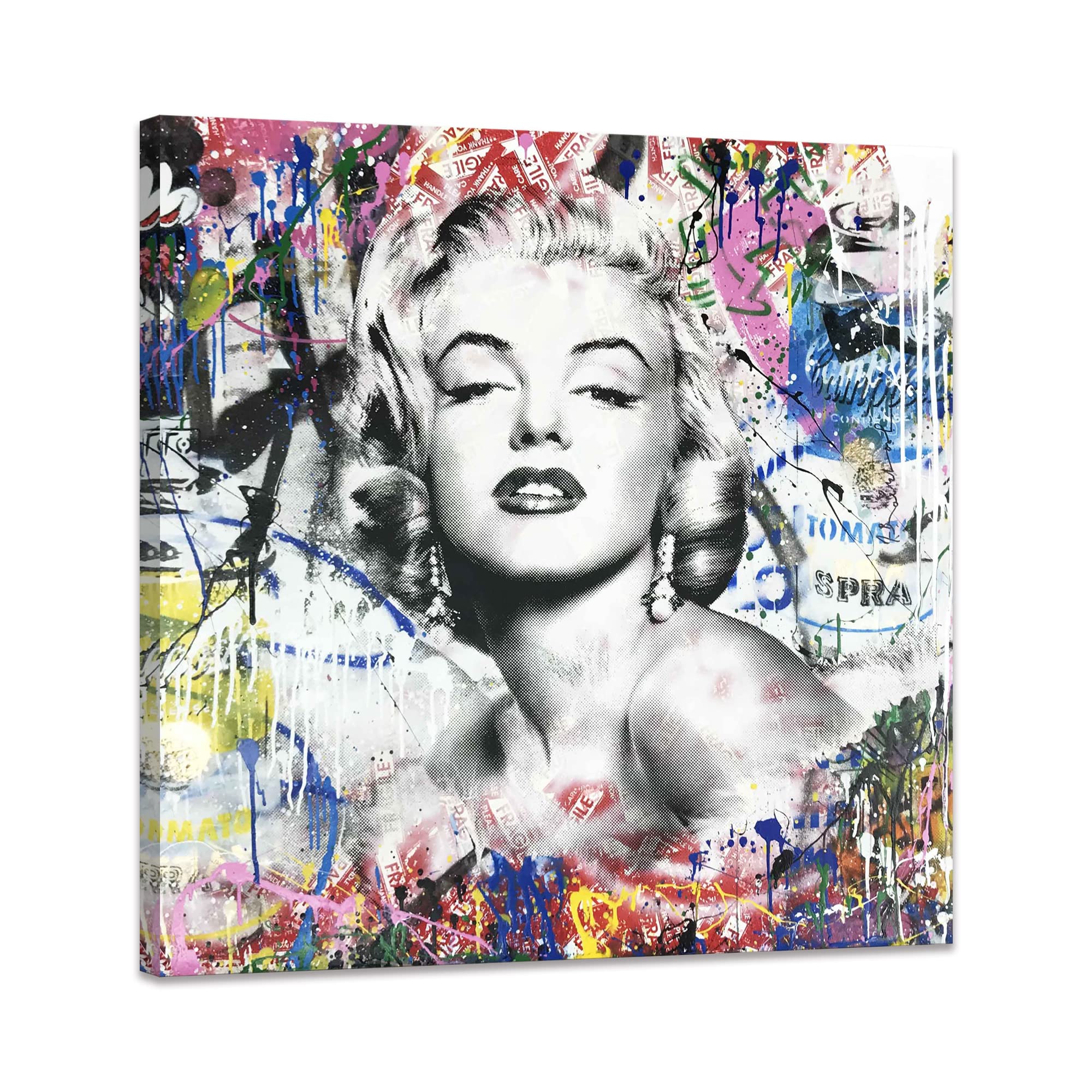 ポスター アートパネル マリリンモンロー 絵画 壁掛け 部屋飾り お風呂 木枠付きの完成品40*40cm