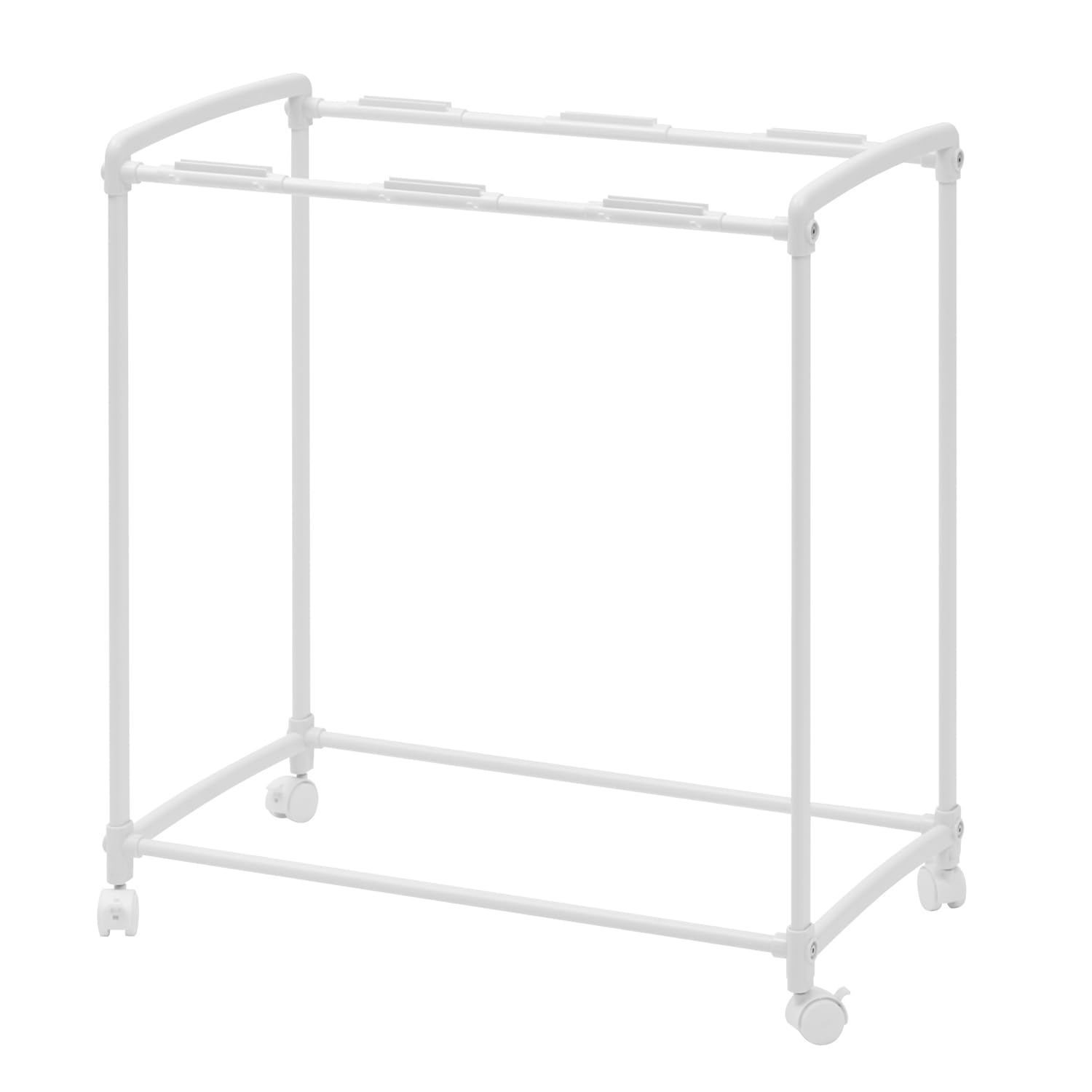 Jovno ダストワゴン 3分別 ゴミ袋ホルダー ゴミ袋スタンド タワーゴミ箱 キャスター付き ダストボックス おしゃれ フタなしゴミ箱